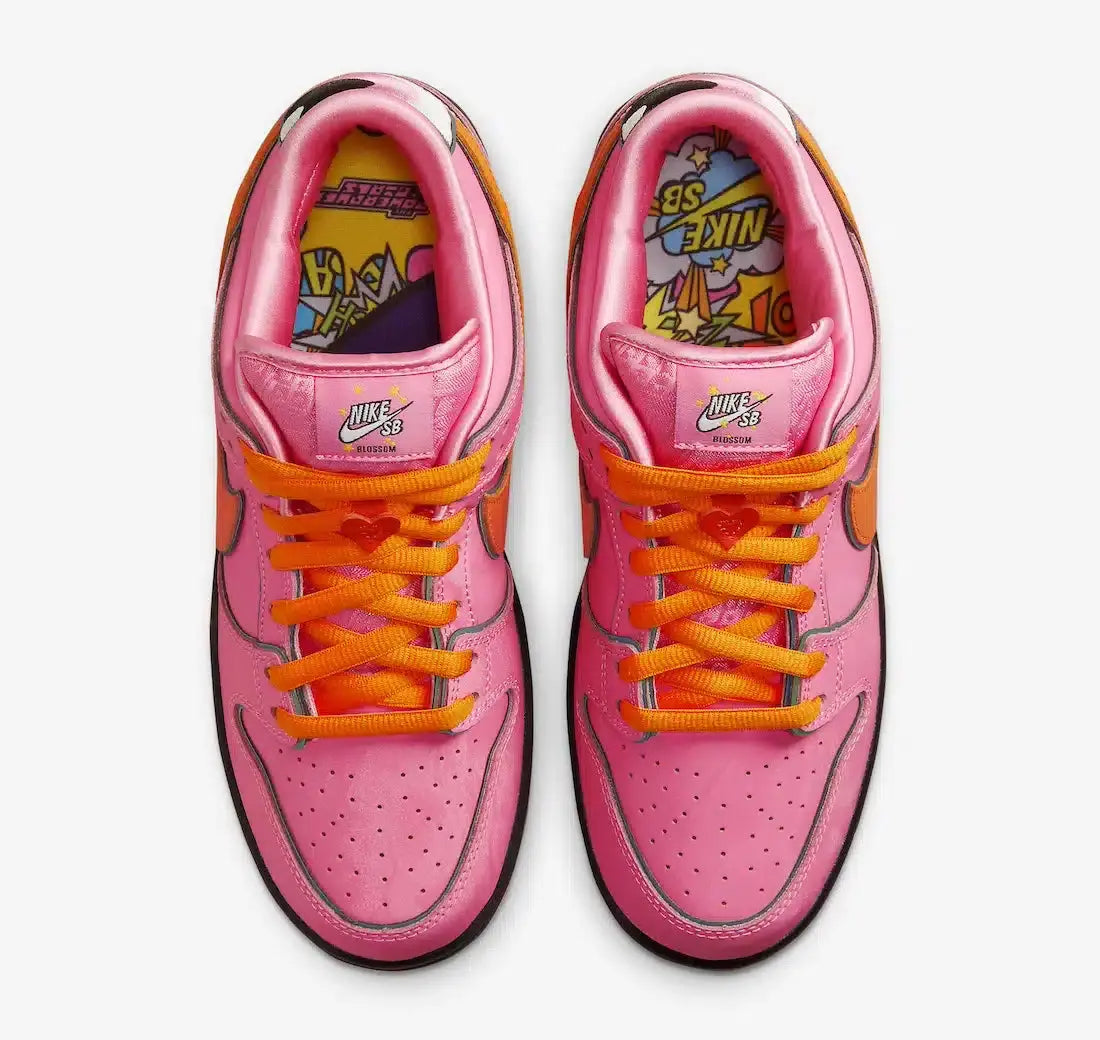 The Powerpuff Girls x Nike SB Dunk Low Blossom dream sneakers