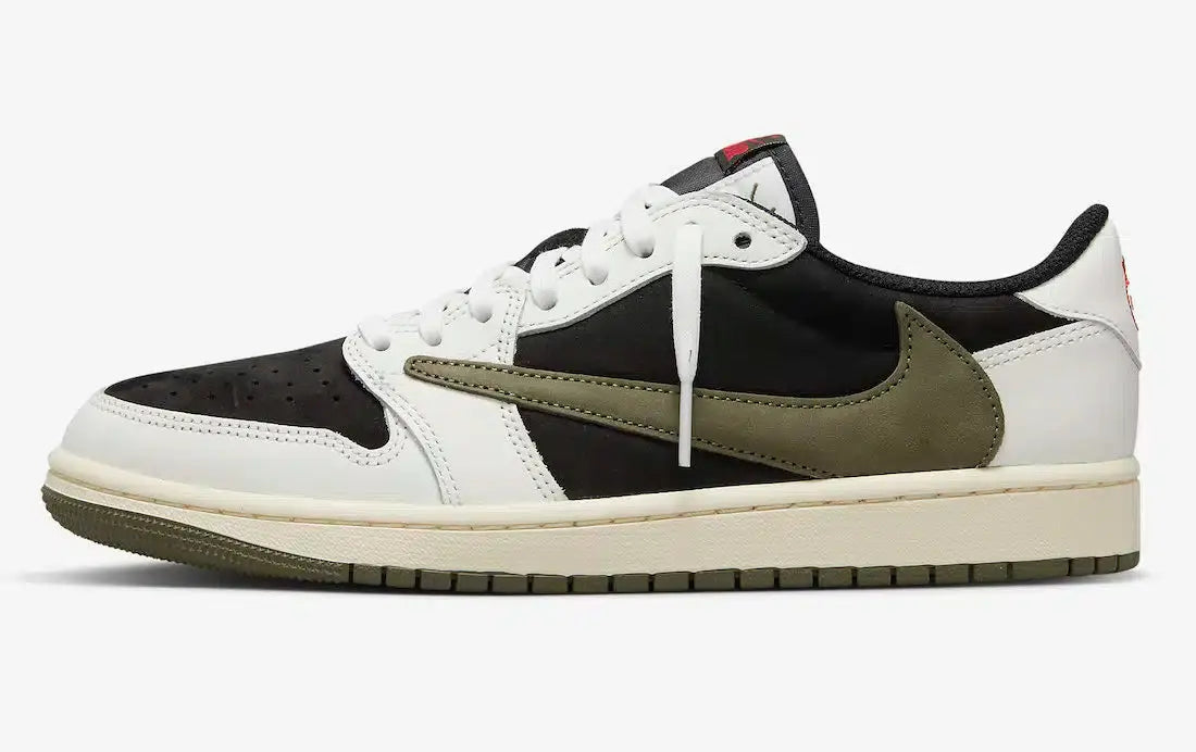 Travis Scott X air jordan 1 Low OG Olive dream sneakers