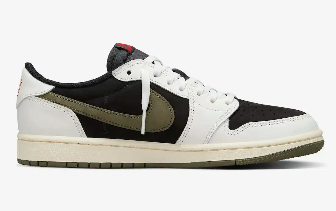 Travis Scott X air jordan 1 Low OG Olive dream sneakers